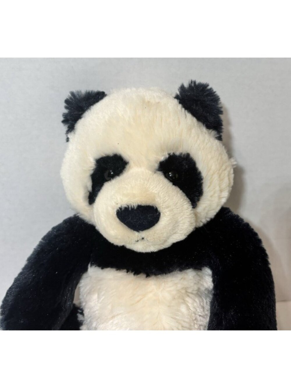 Panda Bear Plush Stuffed Animal Toy Black Cream 11" Super Soft 320707 Gund Zi-Bo - Picture 2 of 6
